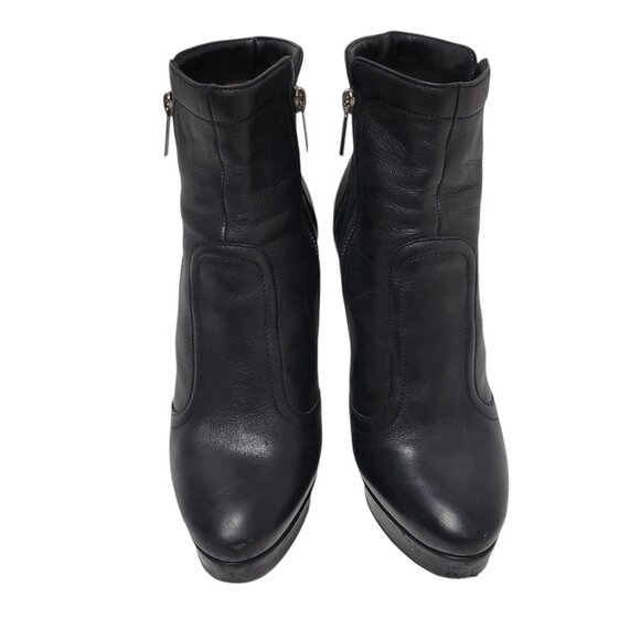 Jimmy Choo Side Zipper Leather Ankle High Heels Stiletto Boots 39(EU) 8.5(US) - Picture 3 of 12